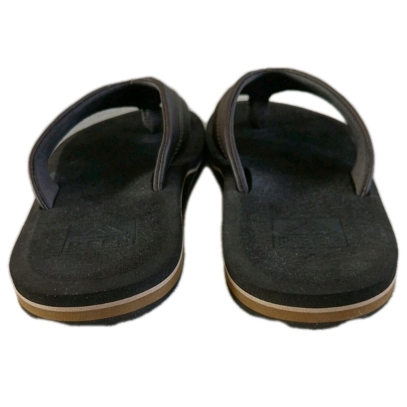 REEF Cushion Dawn Men's Size 8 Brown & Tan Flip Flops, Used Excellent Condition - Picture 7 of 12